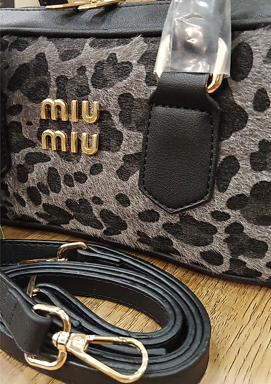 Miu Miu Arcadie Rugan Siyah