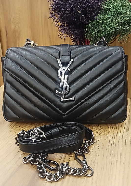 Yves Saint Laurent College Mini Siyah Detay