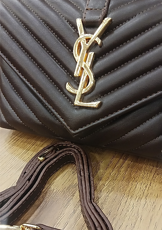 Yves Saint Laurent College Mini Gold Detay