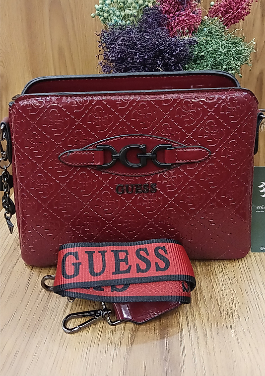Guess Kolon Monogram Bordo