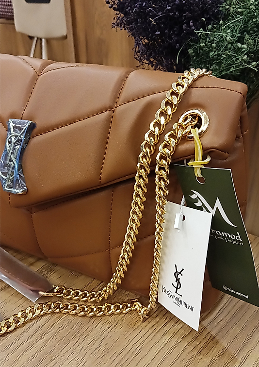 Yves Saint Laurent Puffer Camel