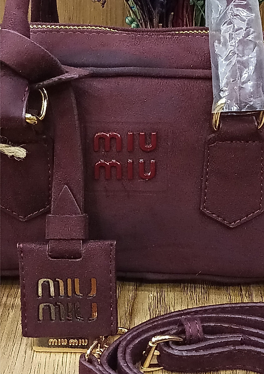 Miu Miu Arcadie Rugan Bordo